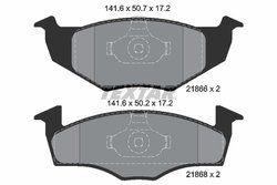 Set placute frana Textar 2186602