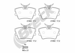 Set placute frana Breck 21882 00 704 00