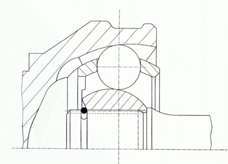 ARTICULATIE PLANETARA SPIDAN 21882 - Compatibil cu PORSCHE
