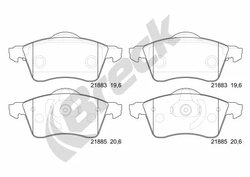 Set placute frana Breck 21883 00 701 00