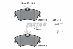 Set placute frana Textar 2188801