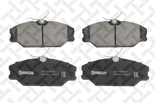 Set placute frana Stellox 219 000B-SX
