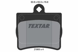 Set placute frana Textar 2190003