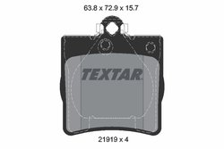 SET PLACUTE FRANA TEXTAR 2191903 - Compatibil cu CHRYSLER, MERCEDES-BENZ