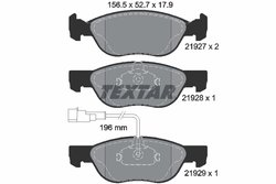 Set placute frana Textar 2192701