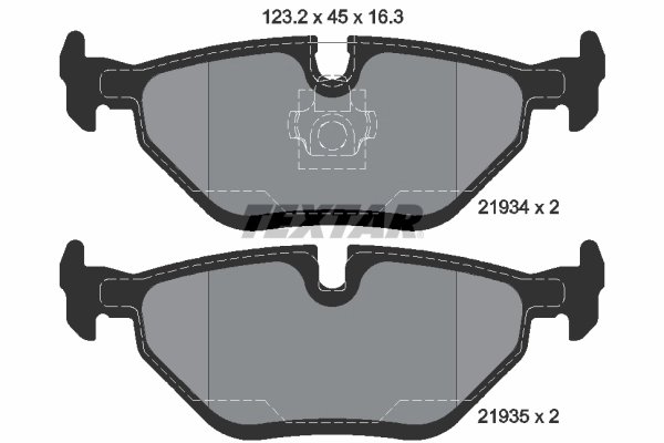 SET PLACUTE FRANA TEXTAR 2193404 - Compatibil cu BAIC, SAAB