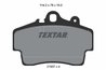 SET PLACUTE FRANA TEXTAR 2193702 - Compatibil cu PORSCHE