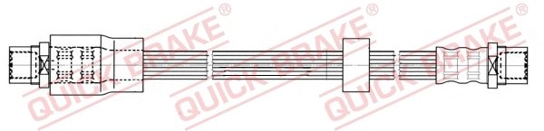 Furtun frana QUICK BRAKE 22.413