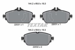 Set placute frana Textar 2203101