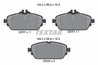 SET PLACUTE FRANA TEXTAR 2203101 - Compatibil cu MERCEDES-BENZ, MERCEDES-BENZ (BBDC)