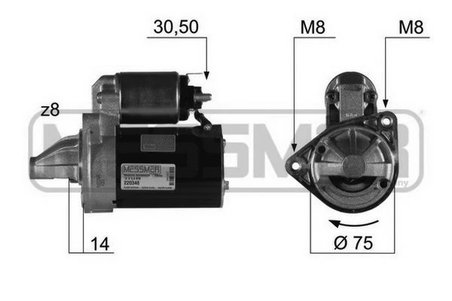 ELECTROMOTOR ERA 220348A - Compatibil cu HYUNDAI, KIA