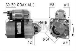 ELECTROMOTOR ERA 220376A - Compatibil cu ABARTH, ALFA ROMEO, CHRYSLER, FIAT, FORD, LANCIA, OPEL, VAUXHALL