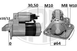ELECTROMOTOR ERA 220396A - Compatibil cu DACIA, MERCEDES-BENZ, NISSAN, RENAULT