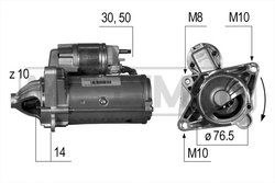 ELECTROMOTOR ERA 220529A - Compatibil cu MERCEDES-BENZ, NISSAN, OPEL, RENAULT, VAUXHALL