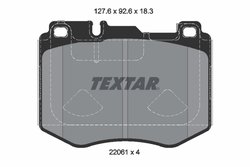 Set placute frana Textar 2206103