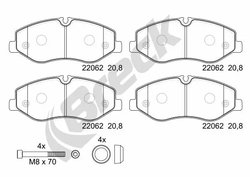 Set placute frana Breck 22062 00 703 00
