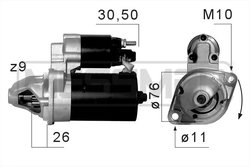 ELECTROMOTOR ERA 220662A - Compatibil cu BMW