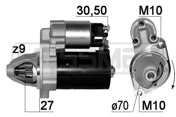 ELECTROMOTOR ERA 220667A - Compatibil cu MERCEDES-BENZ