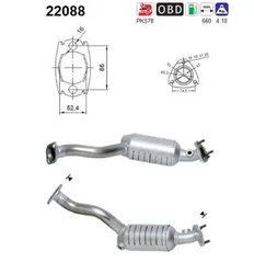 CATALIZATOR AS 22088 - Compatibil cu HONDA