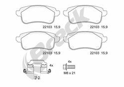 Set placute frana Breck 22103 00 704 00