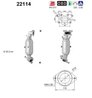 CATALIZATOR AS 22114 - Compatibil cu HONDA