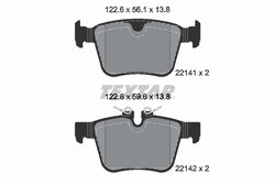 SET PLACUTE FRANA TEXTAR 2214103 - Compatibil cu JAGUAR