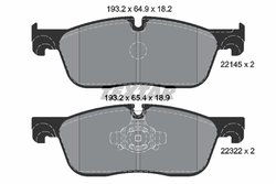 Set placute frana Textar 2214501