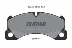 Set placute frana Textar 2214801