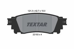 Set placute frana Textar 2215301