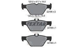 Set placute frana Textar 2215801