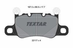 Set placute frana Textar 2217701