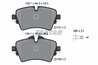 SET PLACUTE FRANA TEXTAR 2218701 - Compatibil cu BMW, MINI