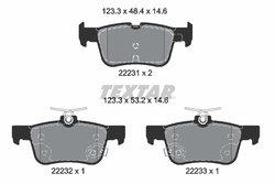 Set placute frana Textar 2223103