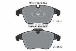 Set placute frana Textar 2227201
