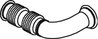 RACORD EVACUARE DINEX 22284 - Compatibil cu DAF