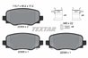 Set placute frana Textar 2230401