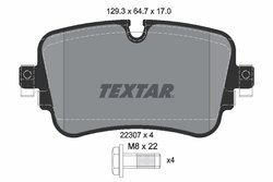 Set placute frana Textar 2230701