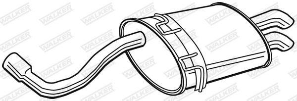 TOBA ESAPAMENT FINALA WALKER 22348 - Compatibil cu ROVER