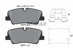 Set placute frana Textar 2237001