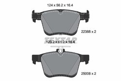 Set placute frana Textar 2238801