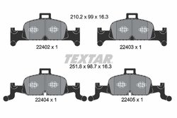 Set placute frana Textar 2240201