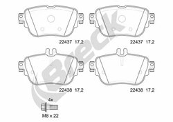 Set placute frana Breck 22437 00 702 00