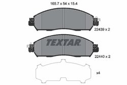Set placute frana Textar 2243903