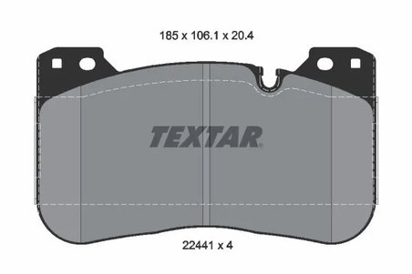 SET PLACUTE FRANA TEXTAR 2244101 - Compatibil cu BMW