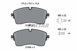 SET PLACUTE FRANA TEXTAR 2248505 - Compatibil cu LAND ROVER