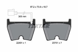 Set placute frana Textar 2249101