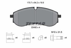 Set placute frana Textar 2249201