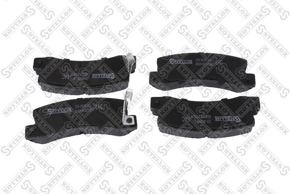 Set placute frana Stellox 225 002B-SX