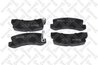 Set placute frana Stellox 225 002B-SX