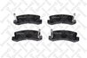 Set placute frana Stellox 225 004B-SX